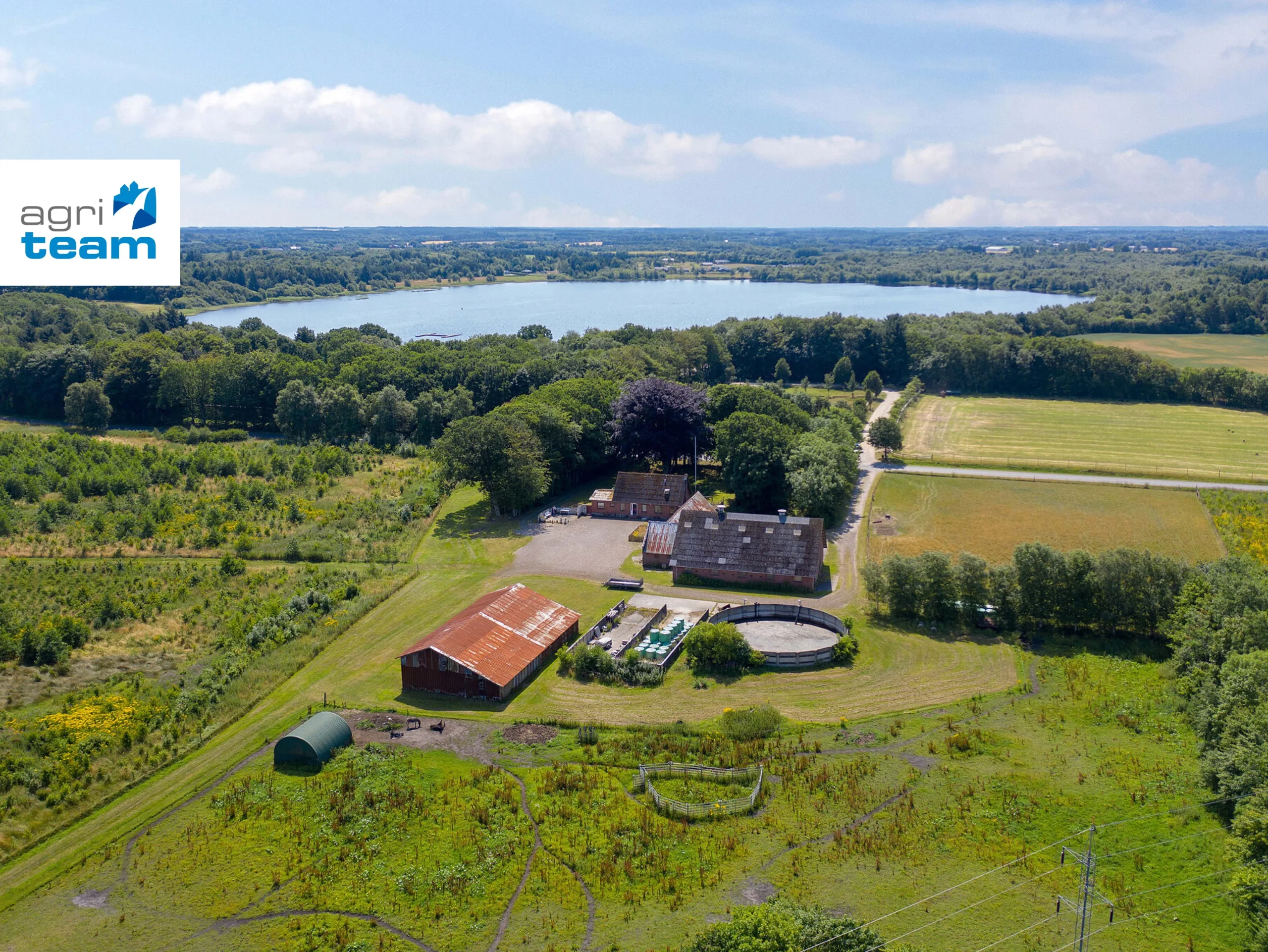 25,5 ha Lyst-jagtejendom med 17 ha skov, Ansager