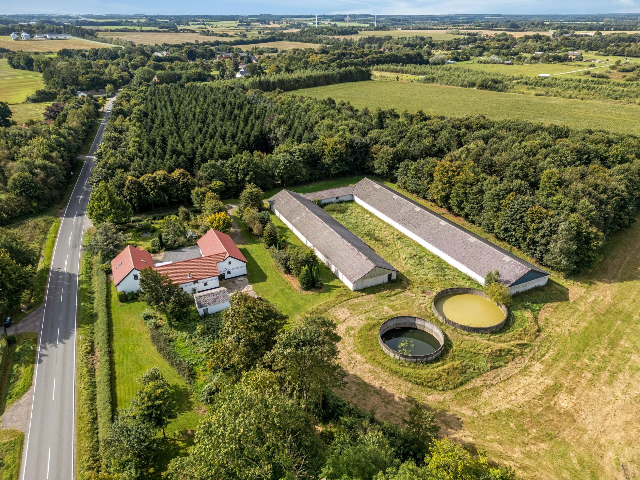 Lystejendom nær Brørup og Motorvejen