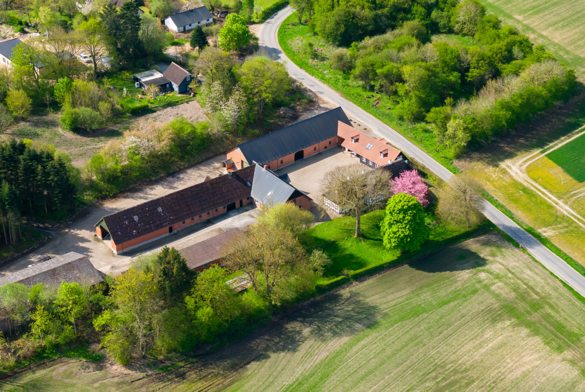 Stor bolig og klassisk bindingsværkhus